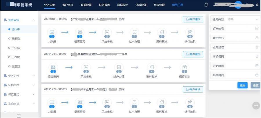 汽车分期，汽车金融系统，汽车审批管理系统